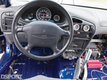 Interior of the Mitsubishi Mirage