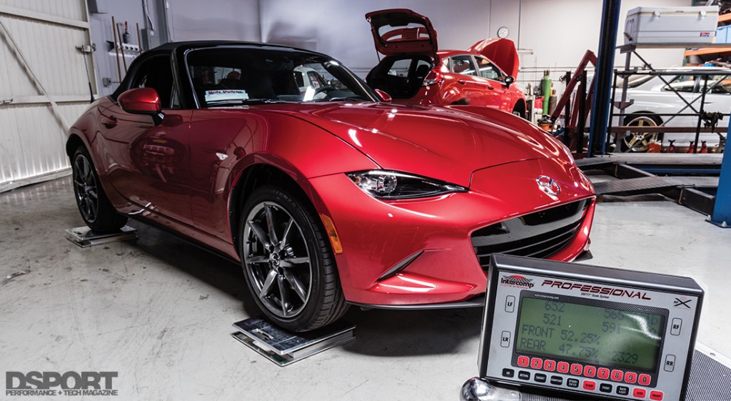 Using proper scales for weight distribution
