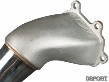 Turbo XS downpipe for STI E85 Flex Fuel Test
