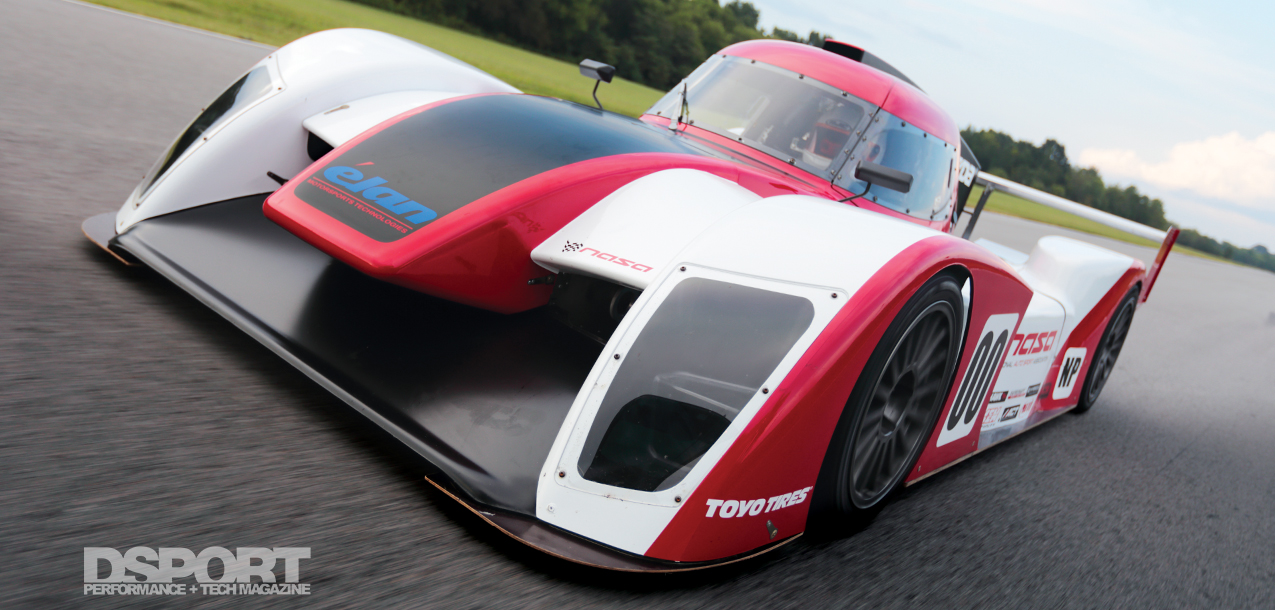 NASA and Elan Motorsports Technologies Introduce the NP01, a Race Ready Racecar
