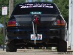Rear of the 8 second EVO VIII