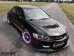 Top view of Bruzewski's EVO VII