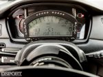 Dash display in Bruzewski's EVO VII