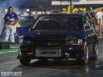 Bruzewski's EVO VII getting staged