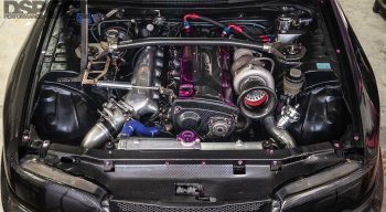 Carbon R33 Engine Bay