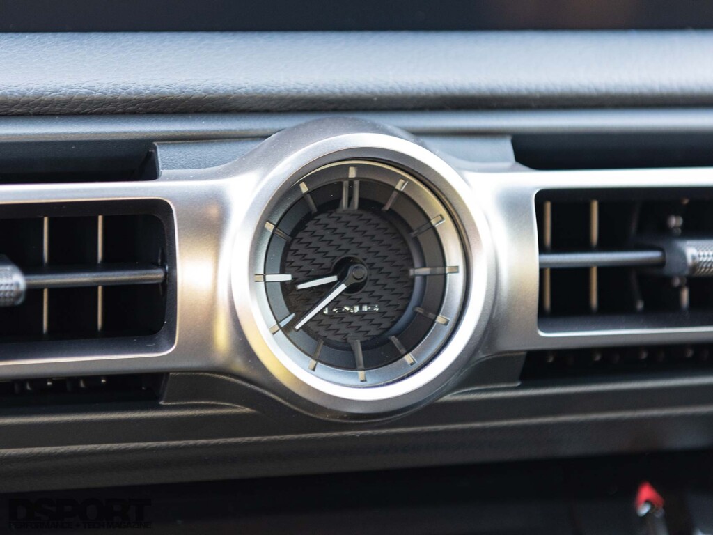 Lexus IS500 Clock