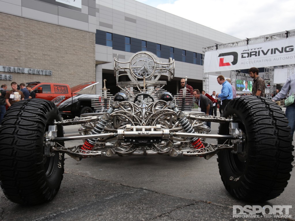 Burning man car at SEMA 2015